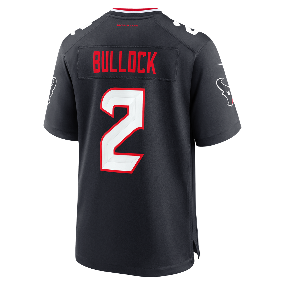 Houston Texans Calen Bullock Nike Navy Team Game Jersey