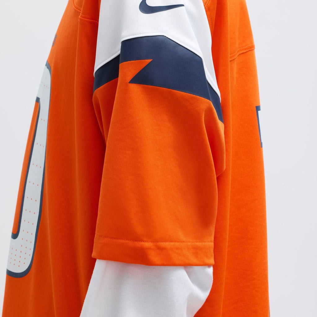 Denver Broncos Bo Nix Nike Navy Alternate Game Jersey