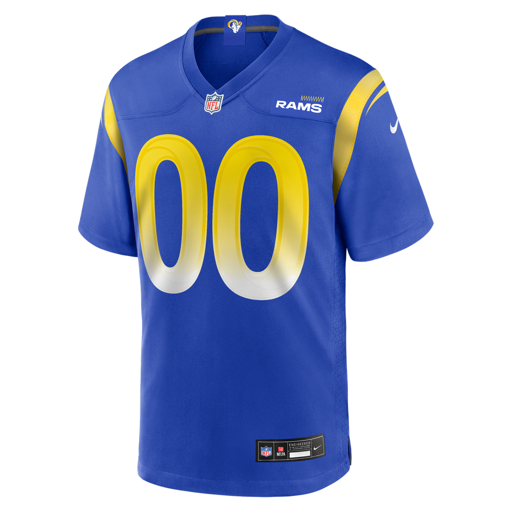 Los Angeles Rams Nike Royal Custom Game Jersey
