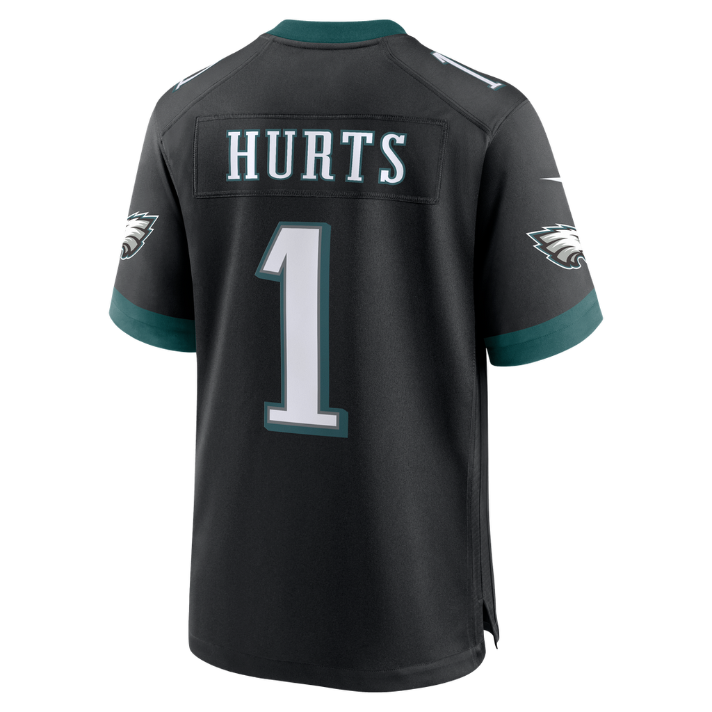 Philadelphia Eagles Jalen Hurts Nike Black Alternate Game Jersey