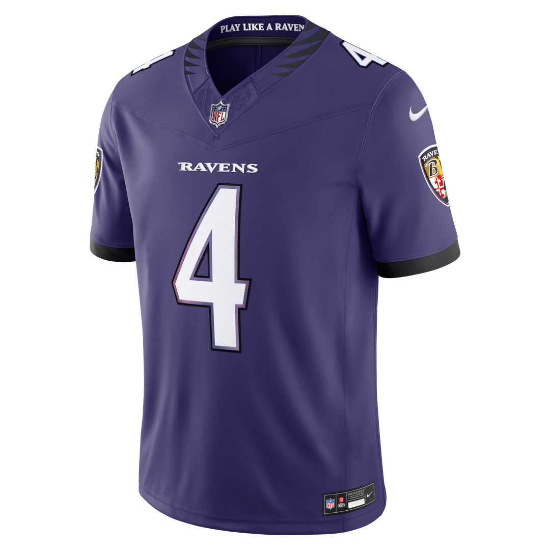 Baltimore Ravens Zay Flowers Nike Purple Team Vapor F.U.S.E. Stitched Limited Jersey