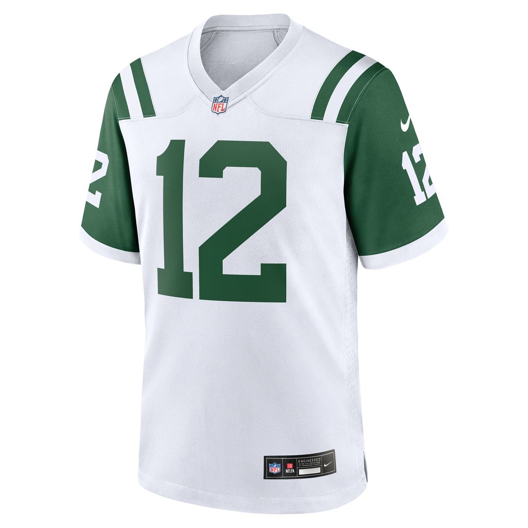 New York Jets Joe Namath Nike Legacy Black Alternate Retired Player Game Jersey