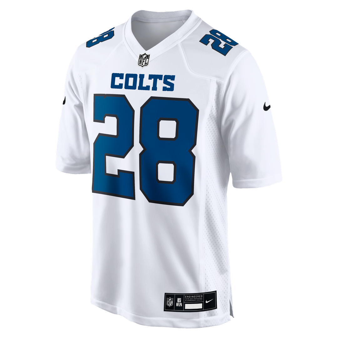 Indianapolis Colts Jonathan Taylor Nike Tundra White Fashion Game Jersey
