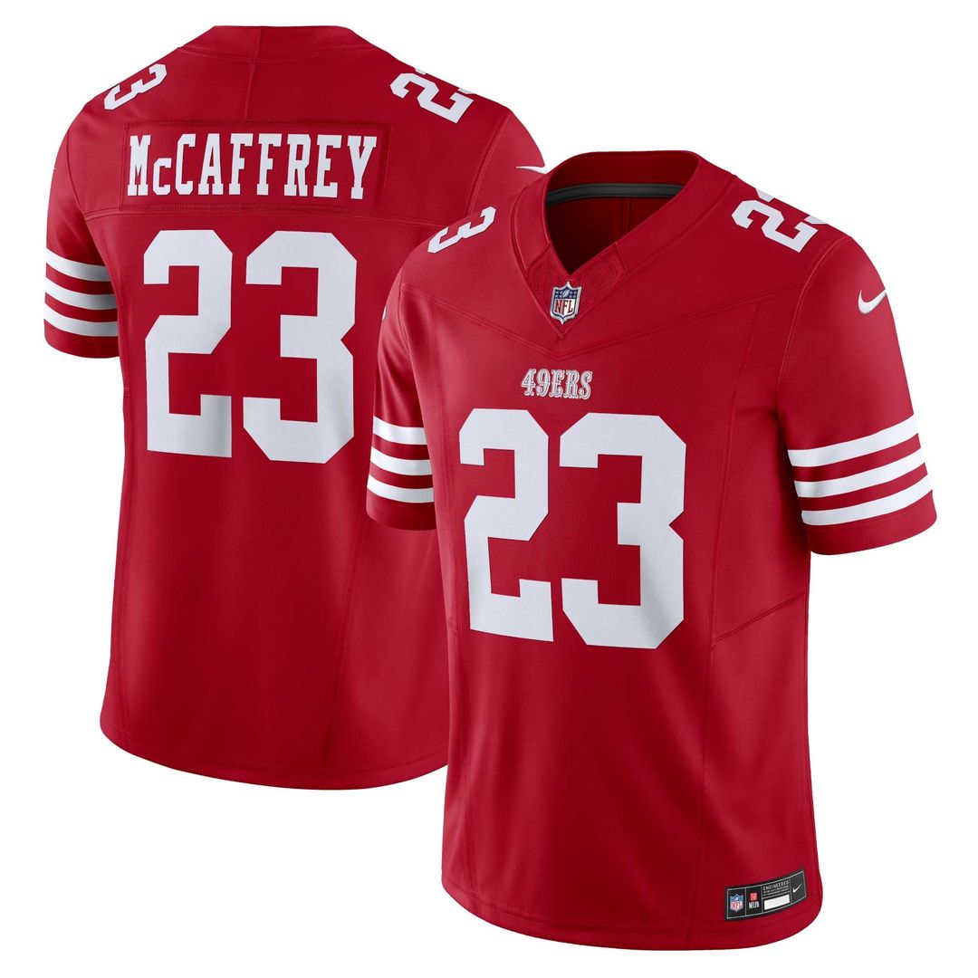 San Francisco 49ers Christian McCaffrey Nike White Vapor F.U.S.E. Limited 2nd Alternate Jersey