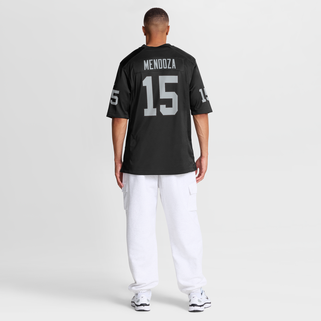 Las Vegas Raiders Fernando Mendoza Nike Black Team Game Jersey