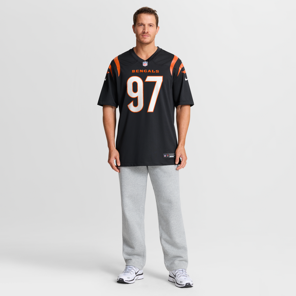 Cincinnati Bengals Shemar Stewart Nike Black Team Game Jersey