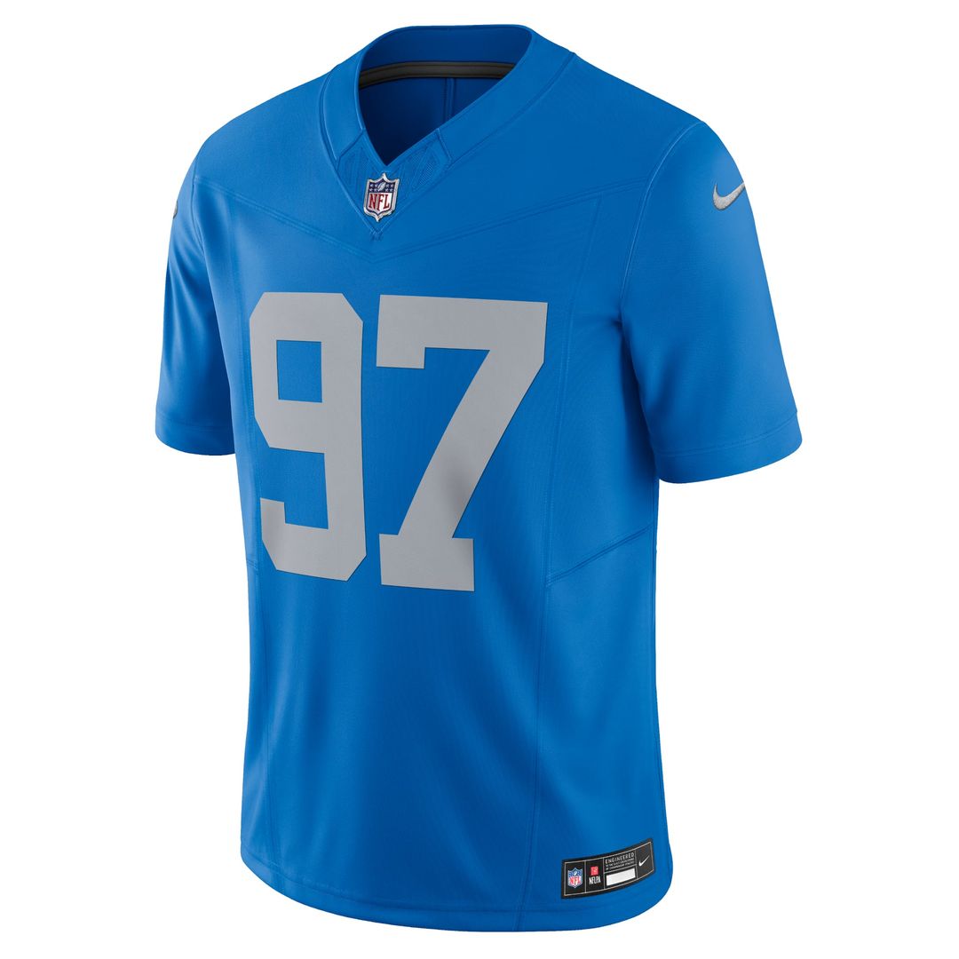 Detroit Lions Aidan Hutchinson Nike White Vapor F.U.S.E. Limited Jersey