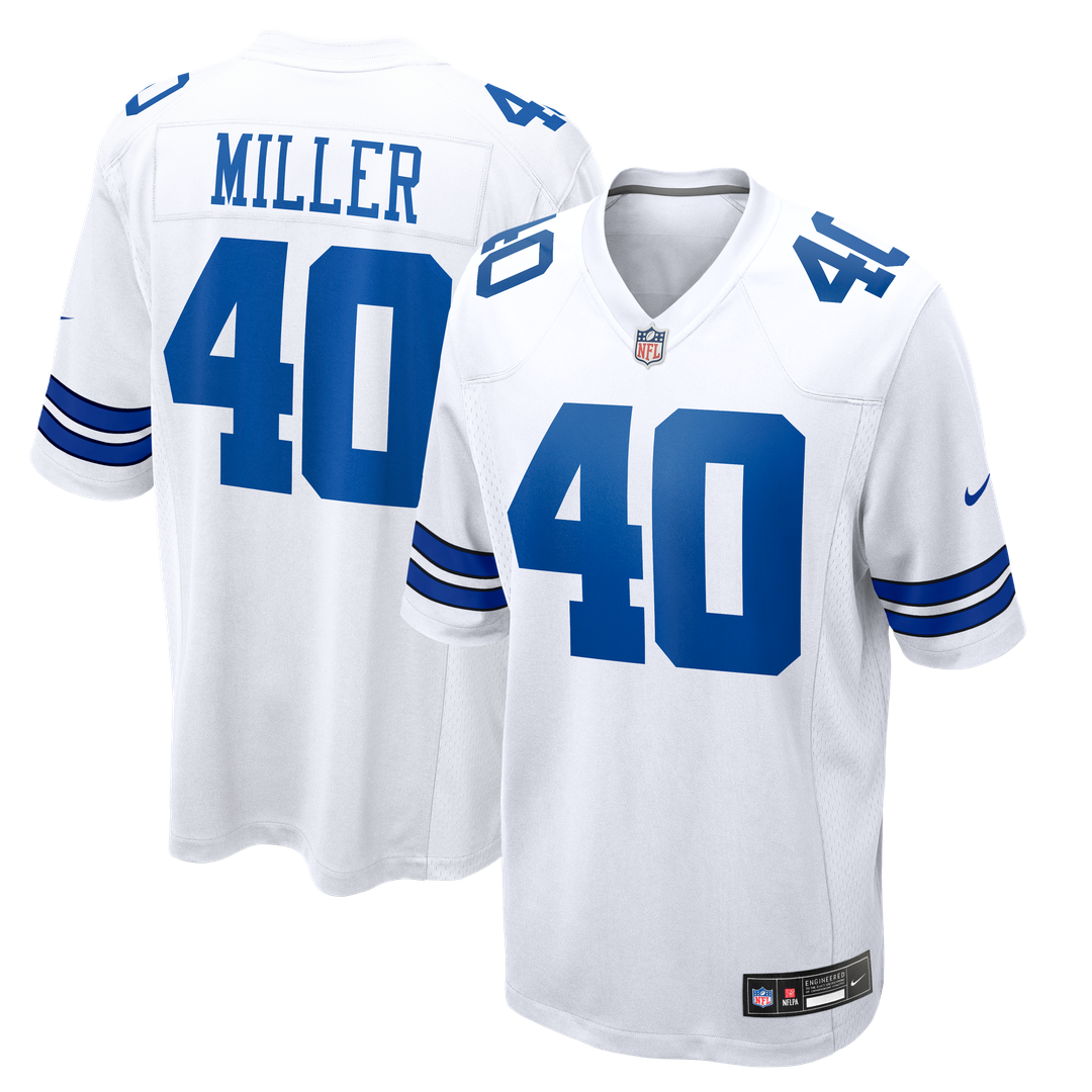 Dallas Cowboys Von Miller Nike White Game Jersey