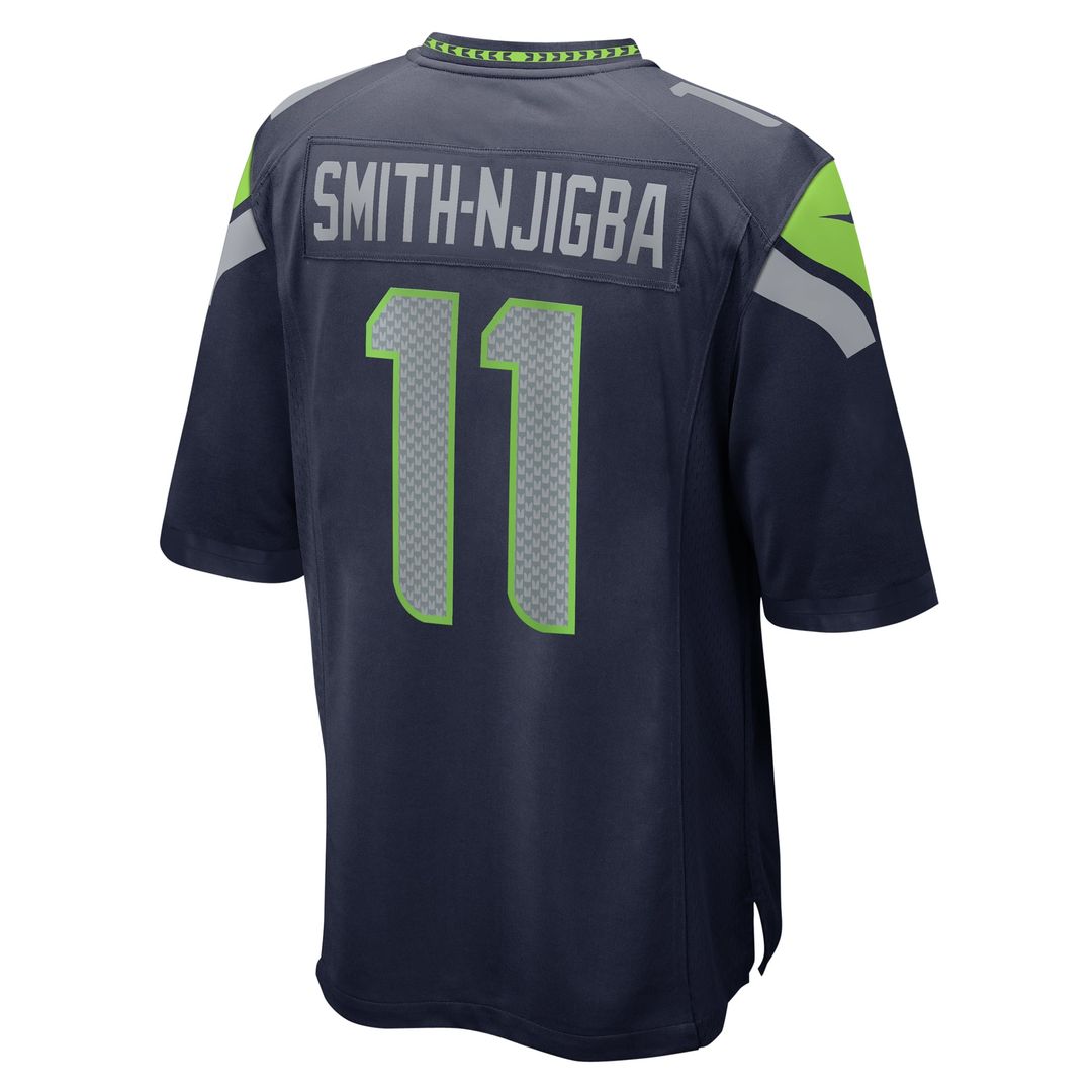 Seattle Seahawks Jaxon Smith-Njigba Nike College Navy Game Jersey