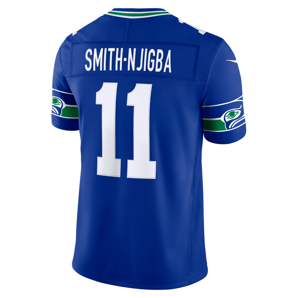 Seattle Seahawks Jaxon Smith-Njigba Nike Royal Alternate Vapor F.U.S.E. Stitched Limited Jersey