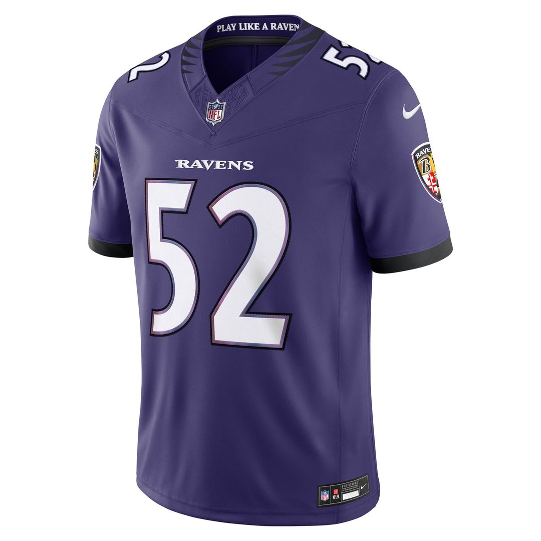 Baltimore Ravens Ray Lewis Nike Purple Vapor F.U.S.E. Stitched Retired Limited Jersey