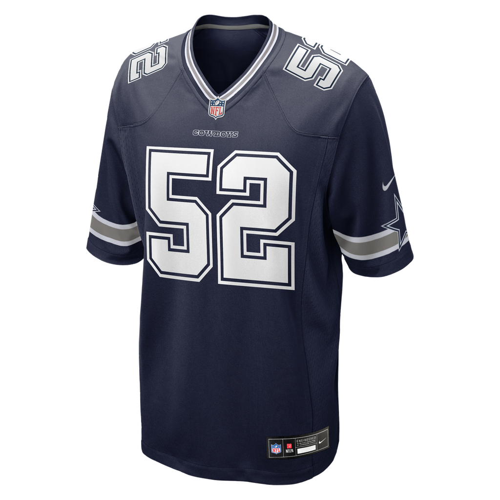 Dallas Cowboys Tyler Booker Nike Navy Team Game Jersey