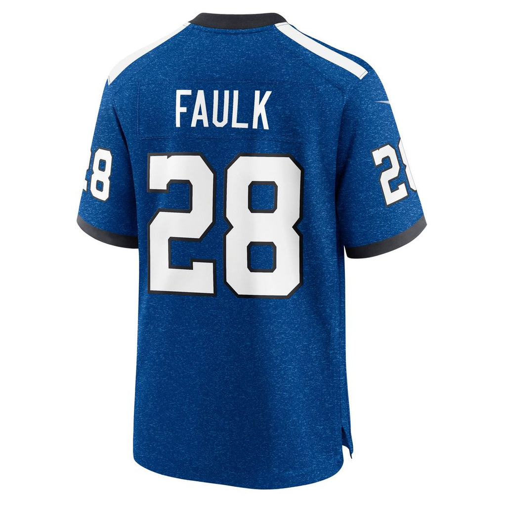 Indianapolis Colts Marshall Faulk Nike Blue Retired Player Alternate Game Jersey