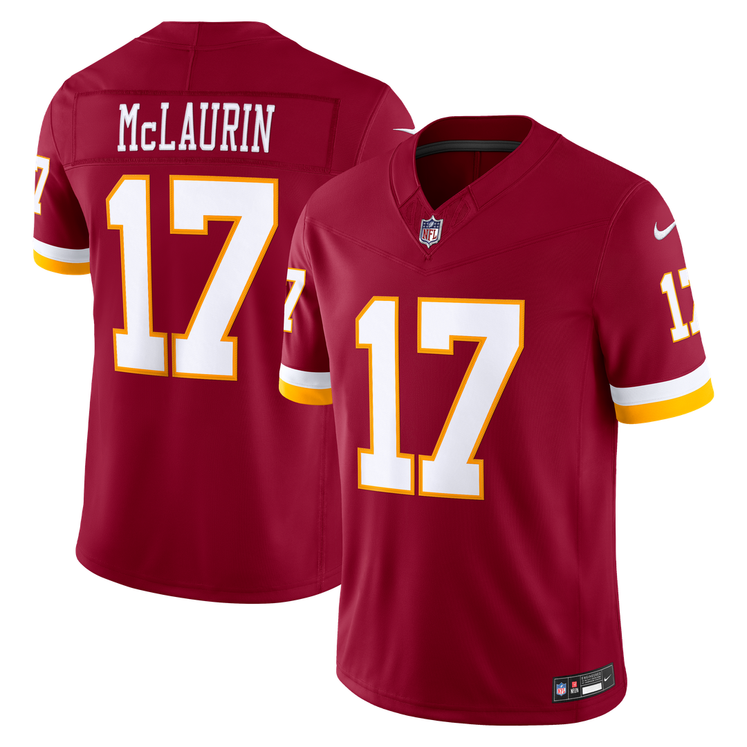 Washington Commanders Terry McLaurin Nike White Vapor F.U.S.E. Stitched Limited Jersey