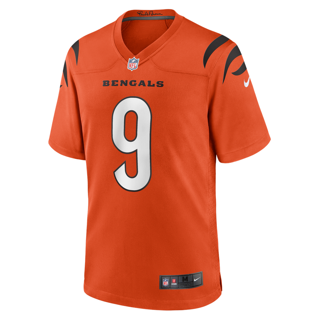 Cincinnati Bengals Joe Burrow Nike Orange Alternate Game Jersey