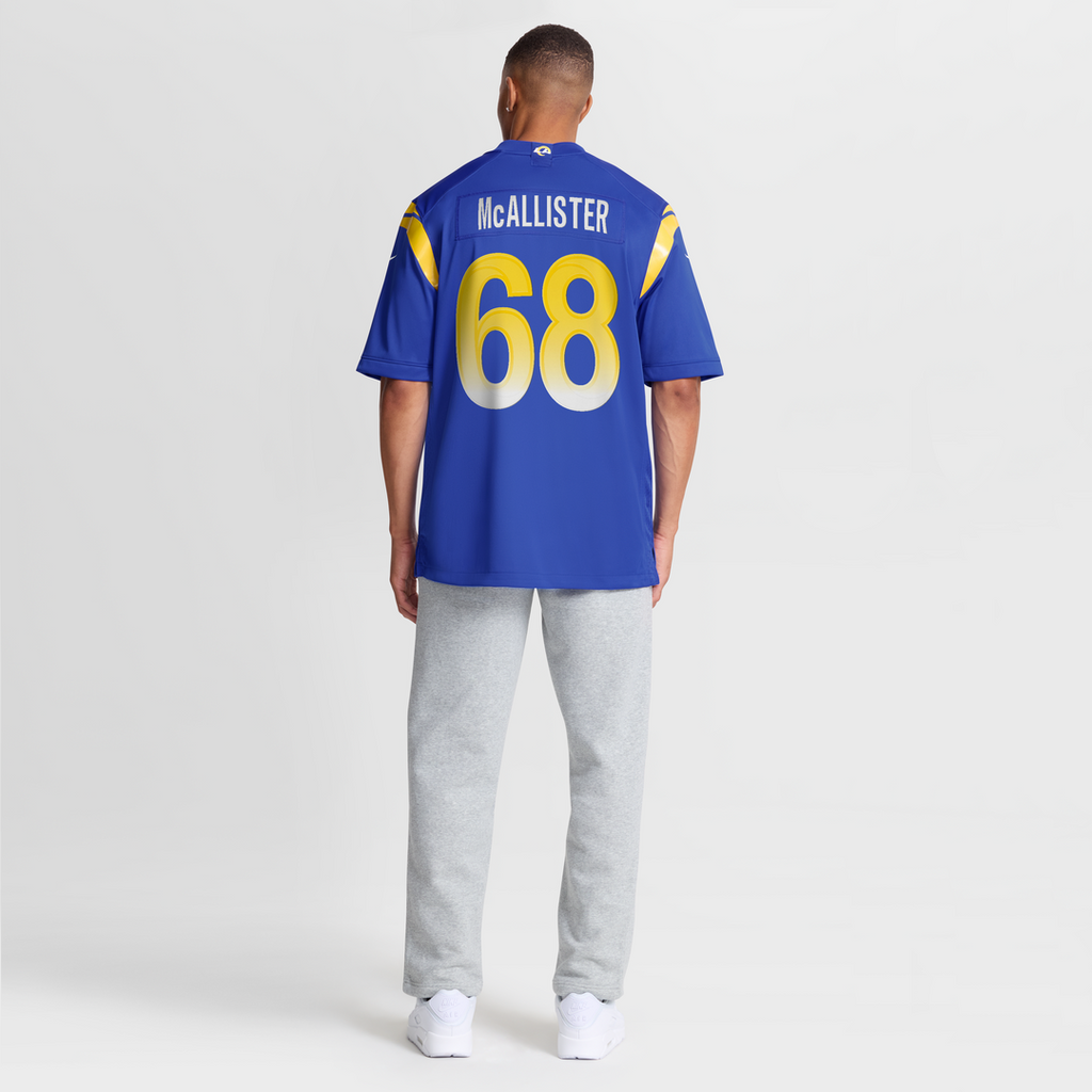 Los Angeles Rams Mike McAllister Nike Royal Home Game Jersey