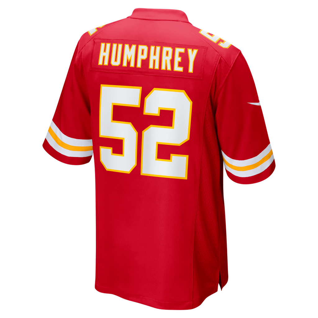 Kansas City Chiefs Creed Humphrey Nike Red Game Jersey