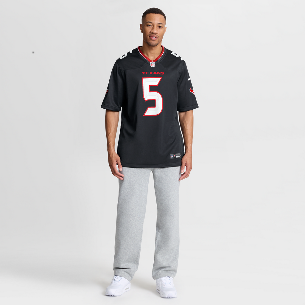 Houston Texans Jalen Pitre Nike Red Alternate Game Jersey