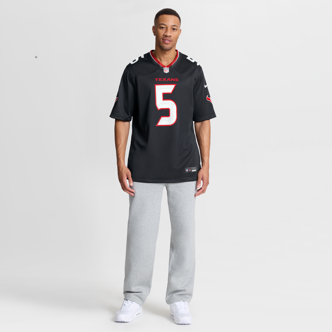 Houston Texans Jalen Pitre Nike Red Alternate Game Jersey