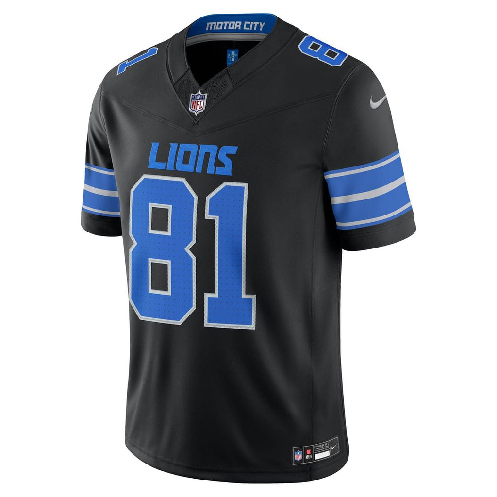 Detroit Lions Calvin Johnson Nike Blue Vapor F.U.S.E. Stitched Retired Limited Jersey