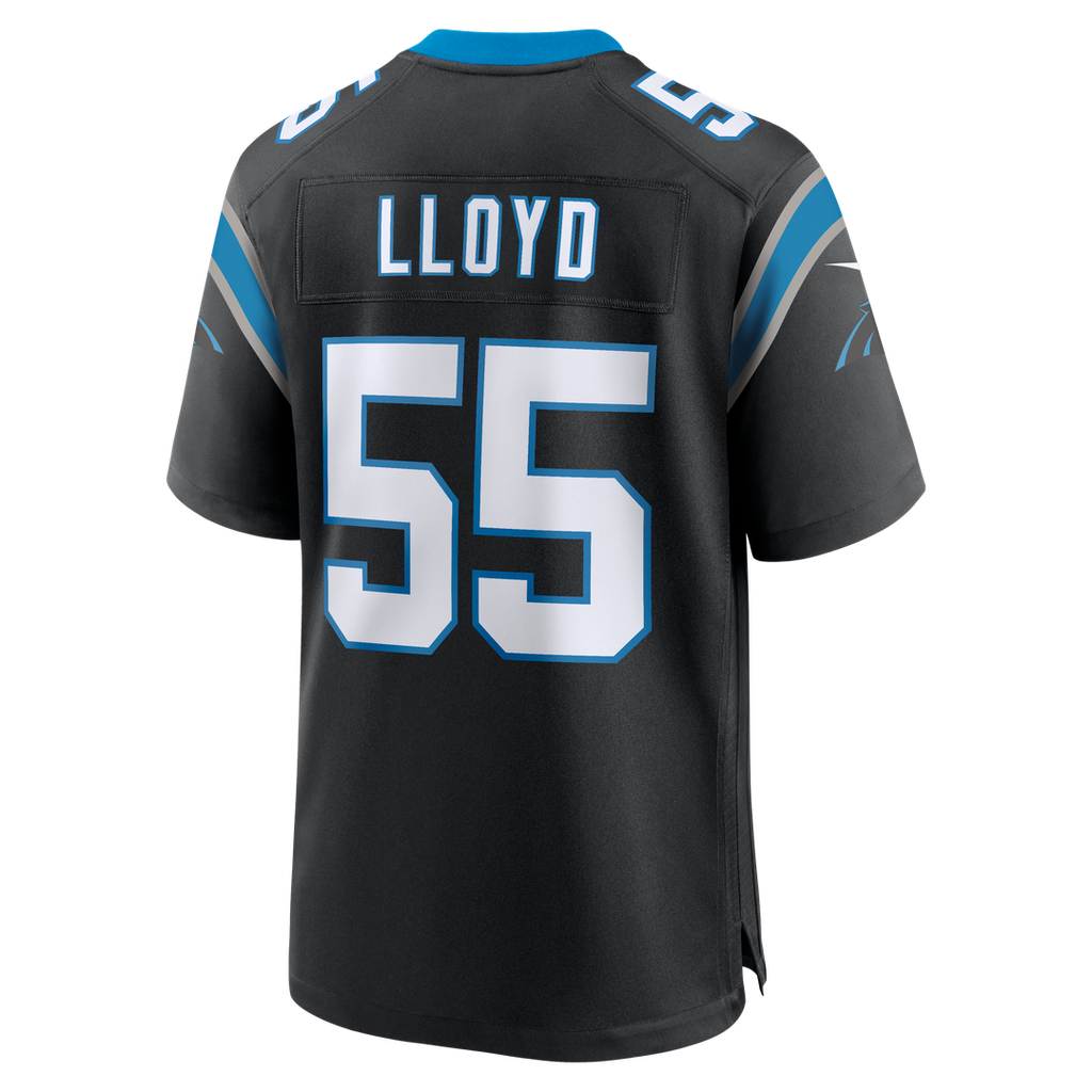 Carolina Panthers Devin Lloyd Nike Black Team Game Jersey
