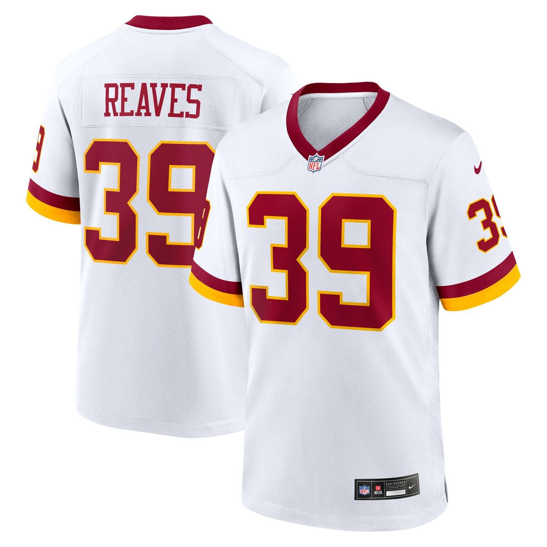 Washington Commanders Jeremy Reaves Nike Burgundy Game Jersey