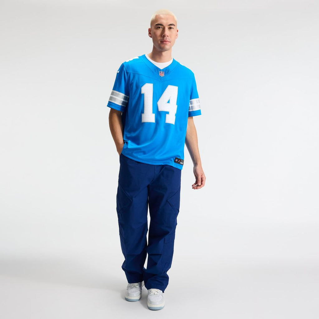 Detroit Lions Amon-Ra St. Brown Nike White Vapor F.U.S.E. Stitched Limited Jersey