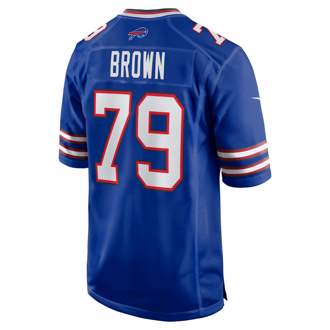 Buffalo Bills Ruben Brown Nike Royal Game Retired Player Jersey
