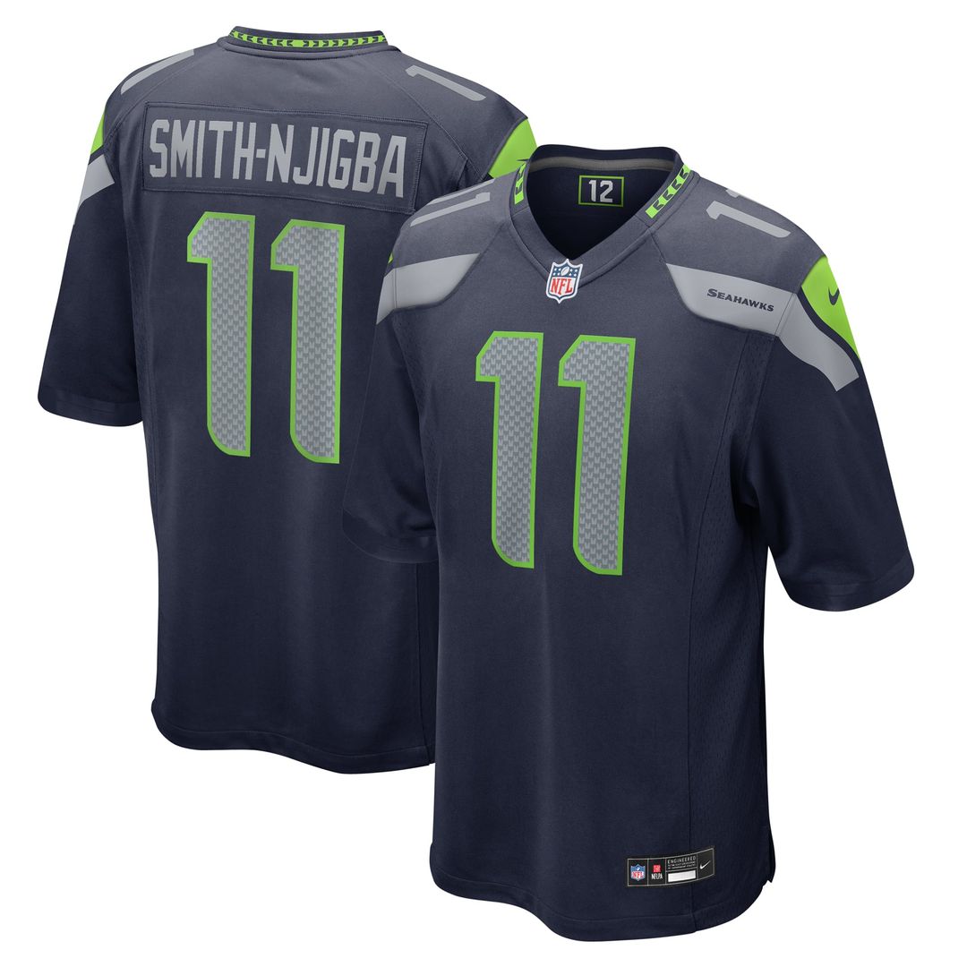 Seattle Seahawks Jaxon Smith-Njigba Nike White Game Jersey