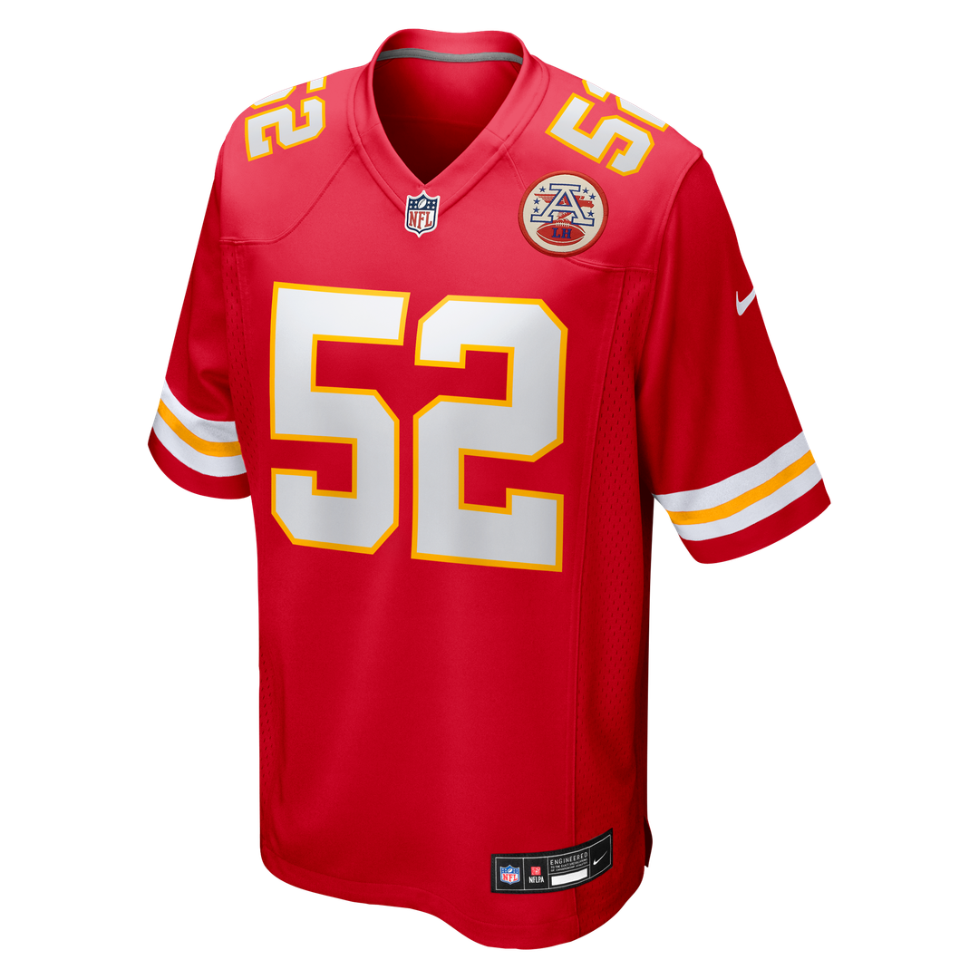 Kansas City Chiefs Creed Humphrey Nike Red Game Jersey