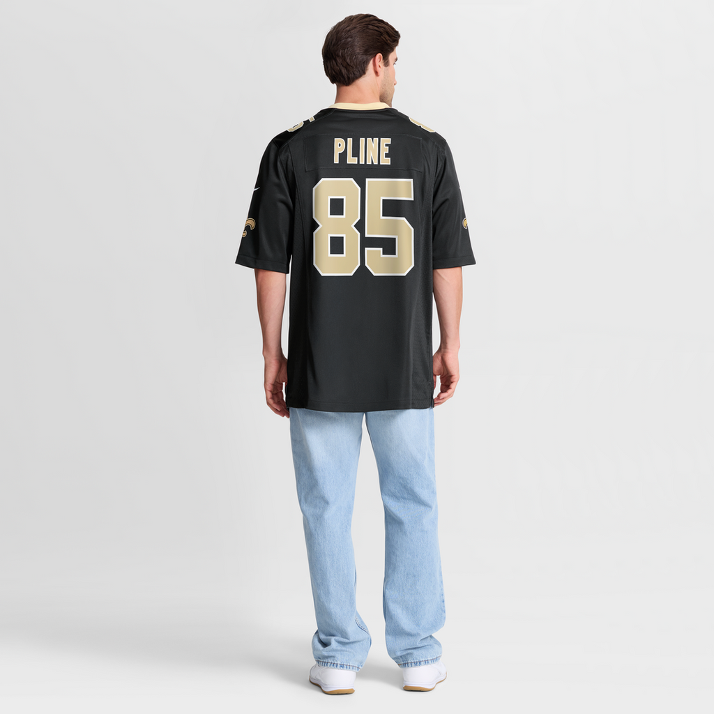 New Orleans Saints Mason Pline Nike Black Team Game Jersey