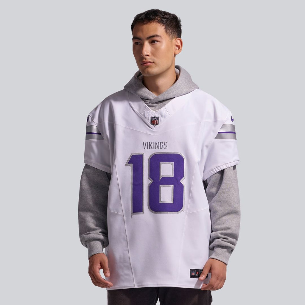 Minnesota Vikings Justin Jefferson Nike White Alternate Vapor F.U.S.E. Elite Player Jersey