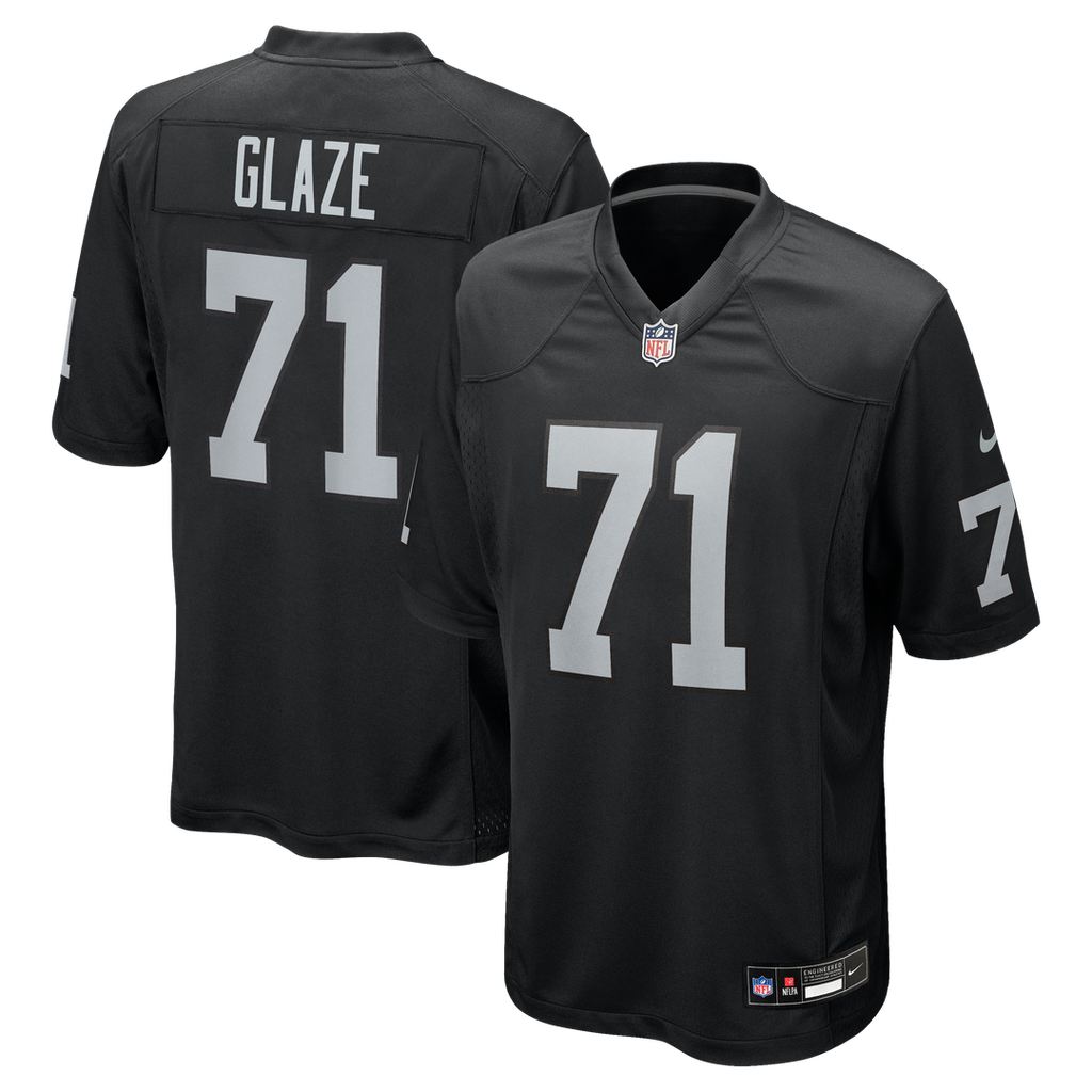 Las Vegas Raiders DJ Glaze Nike Black Team Game Jersey