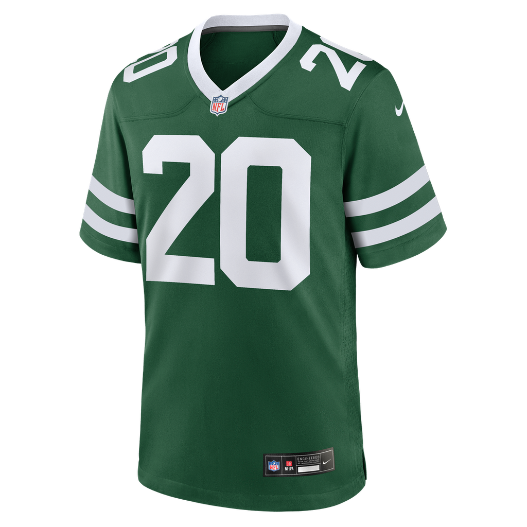 New York Jets Breece Hall Nike Legacy Green Game Jersey