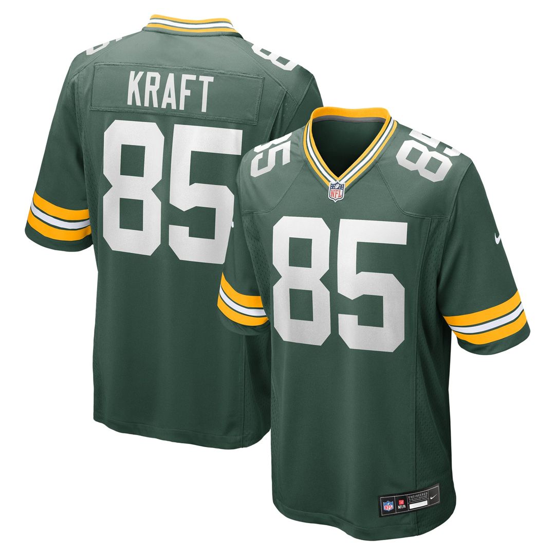 Green Bay Packers Tucker Kraft Nike Navy Alternate Game Jersey