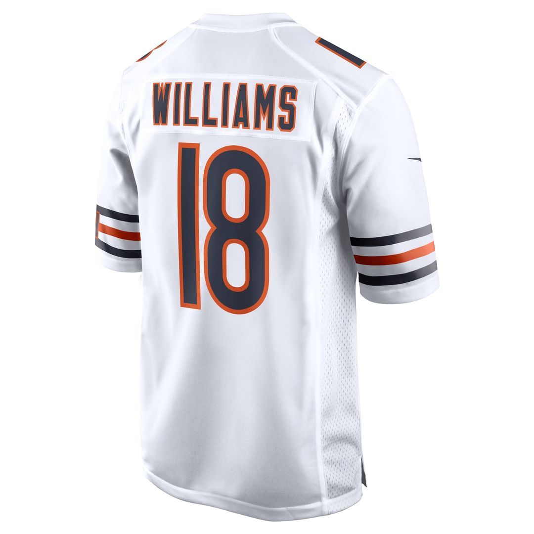 Chicago Bears Caleb Williams Nike White First Round Pick Player Game Jersey