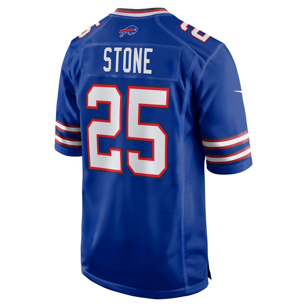 Buffalo Bills Geno Stone Nike Royal Team Game Jersey