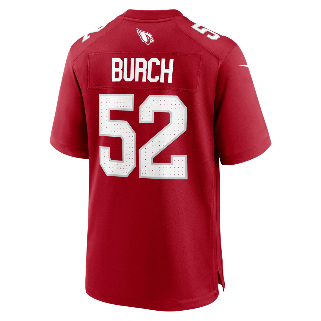 Arizona Cardinals Jordan Burch Nike Cardinal Team Game Jersey