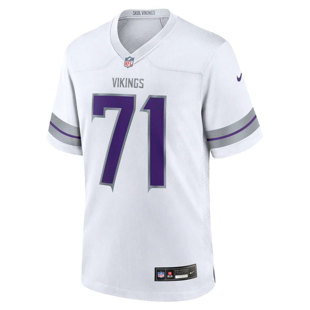 Minnesota Vikings Christian Darrisaw Nike White Alternate Game Jersey