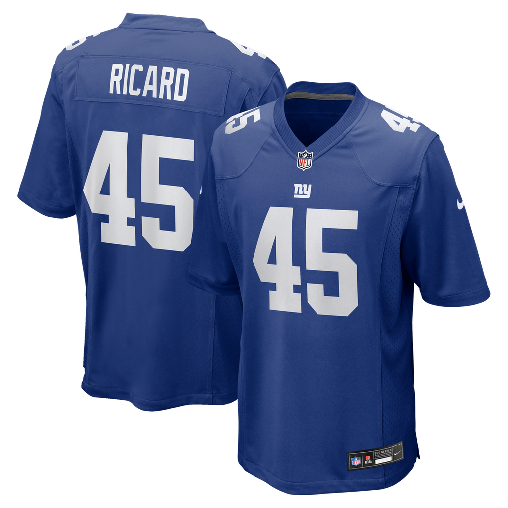 New York Giants Patrick Ricard Nike Royal Team Game Jersey