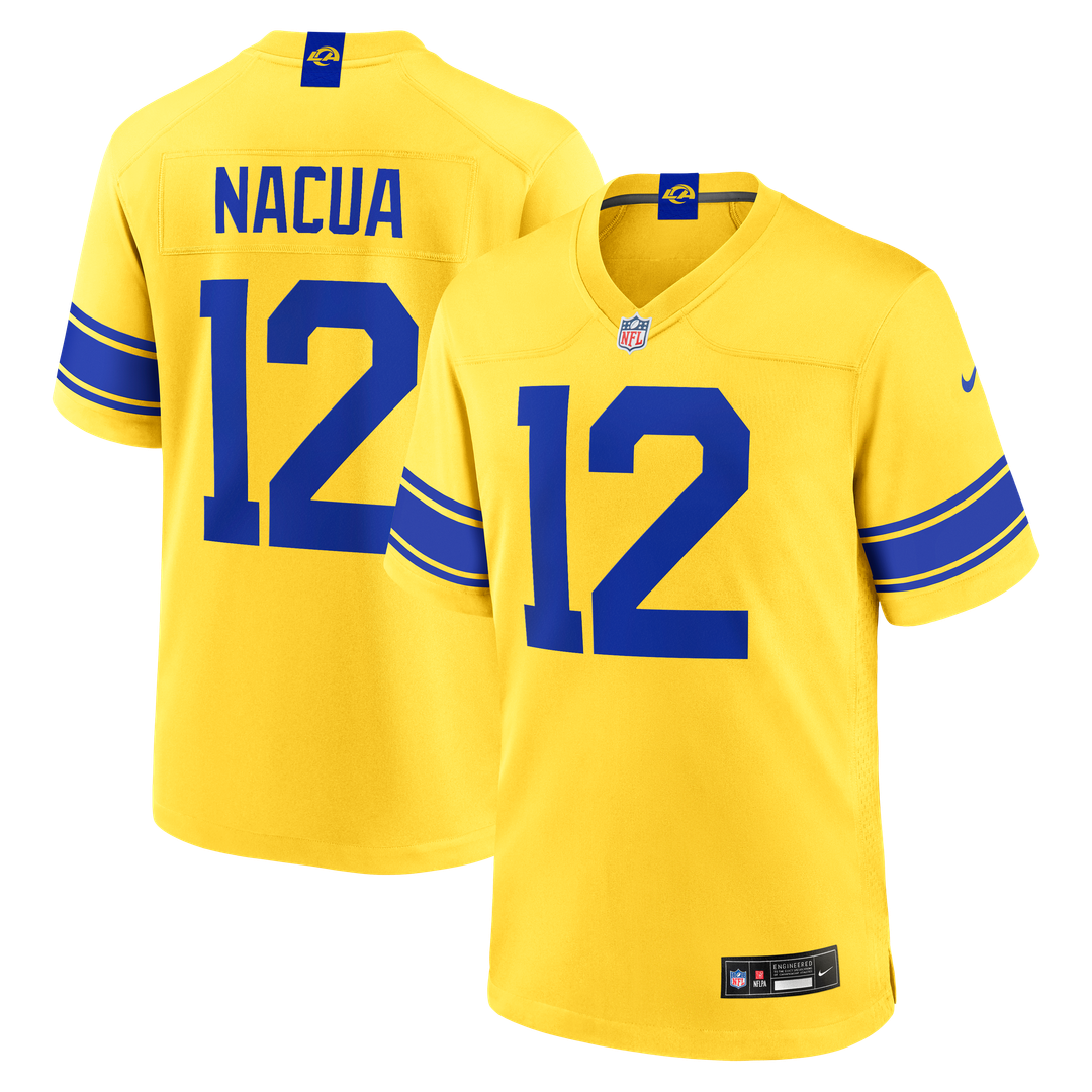 Los Angeles Rams Puka Nacua Nike White White Game Player Jersey