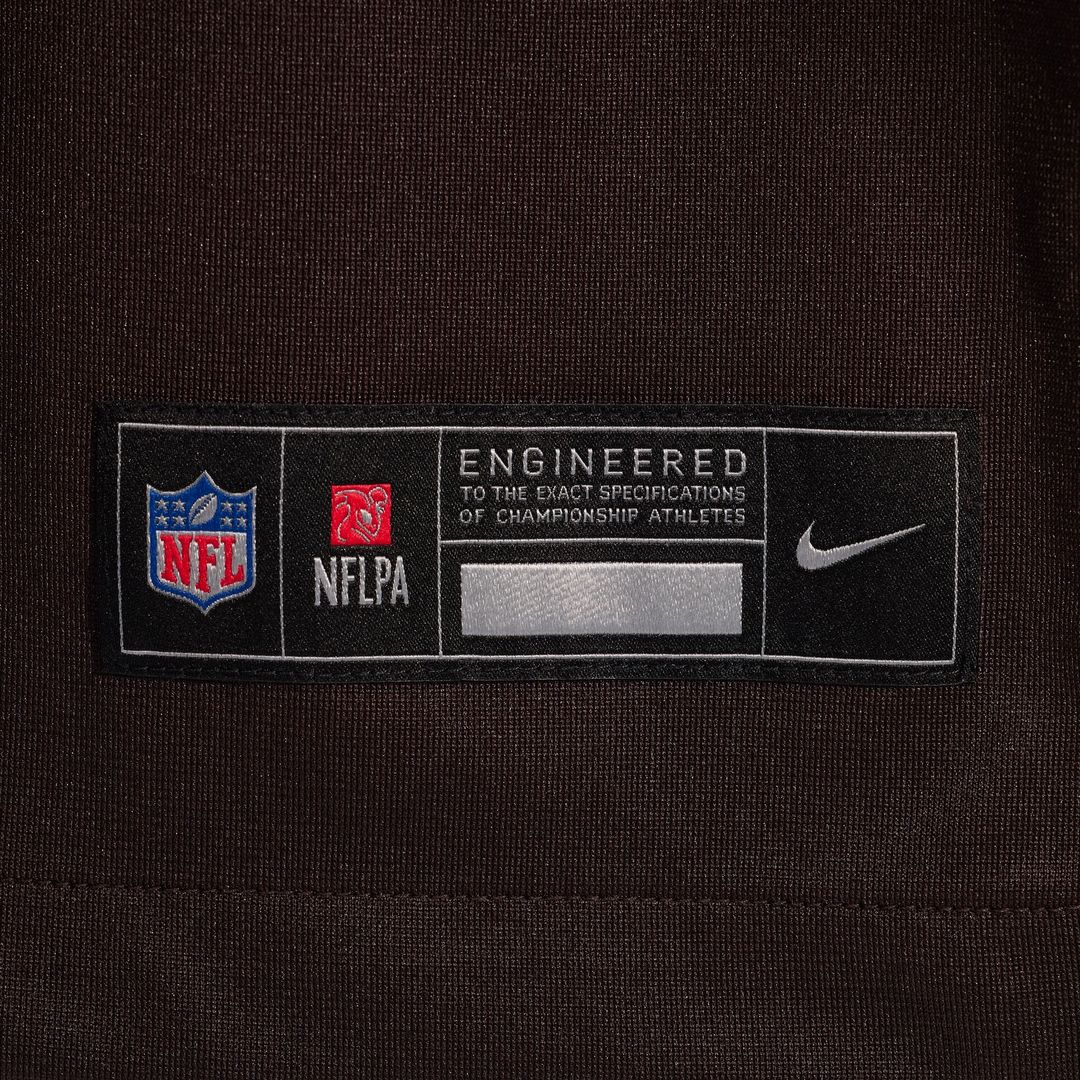 Cleveland Browns Joe DeLamielleure Nike Brown Game Retired Player Jersey
