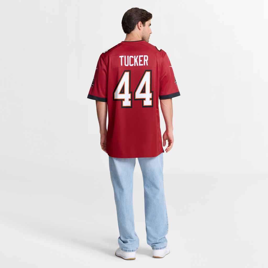 Tampa Bay Buccaneers Sean Tucker Nike Red Game Jersey