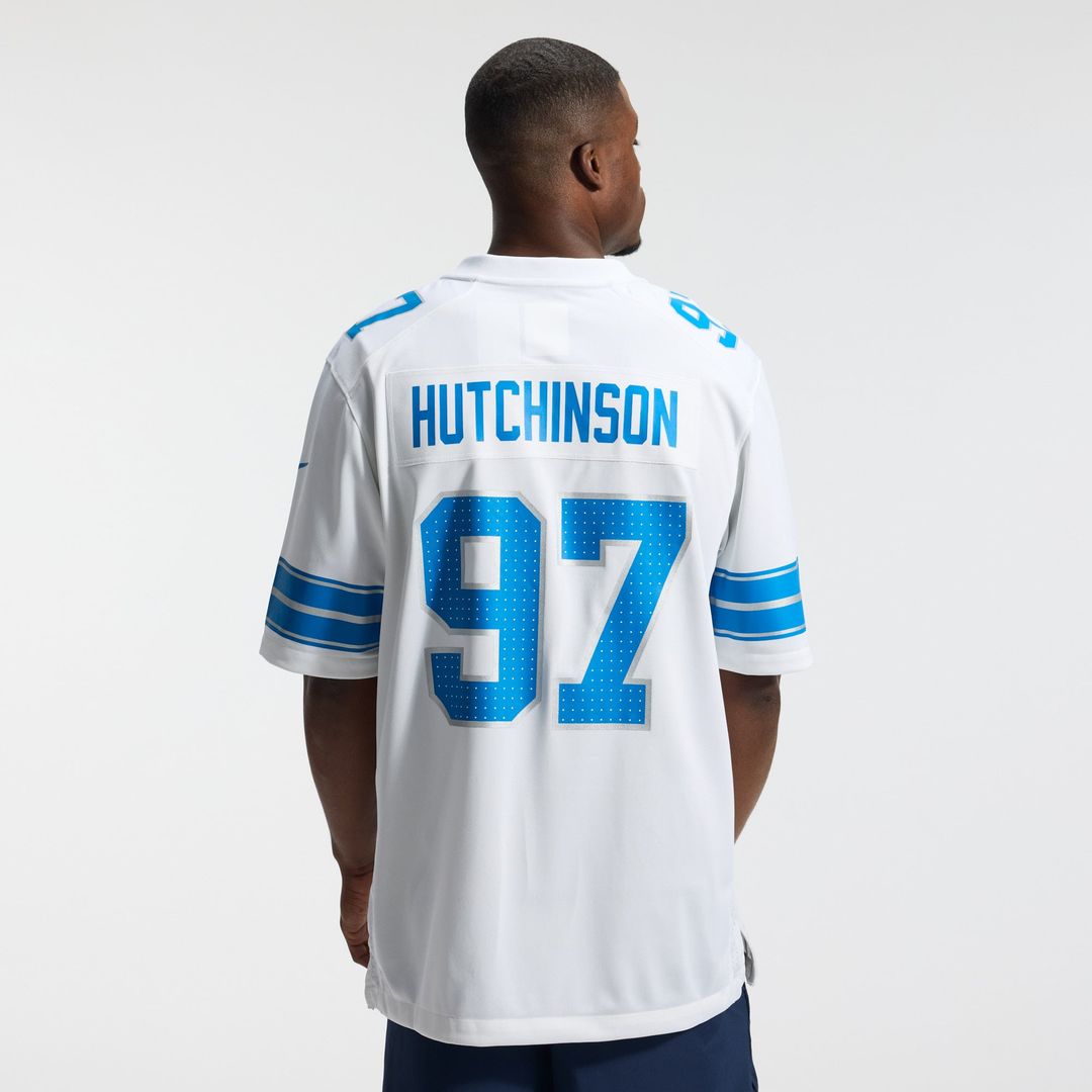 Detroit Lions Aidan Hutchinson Nike Black 2nd Alternate Game Jersey