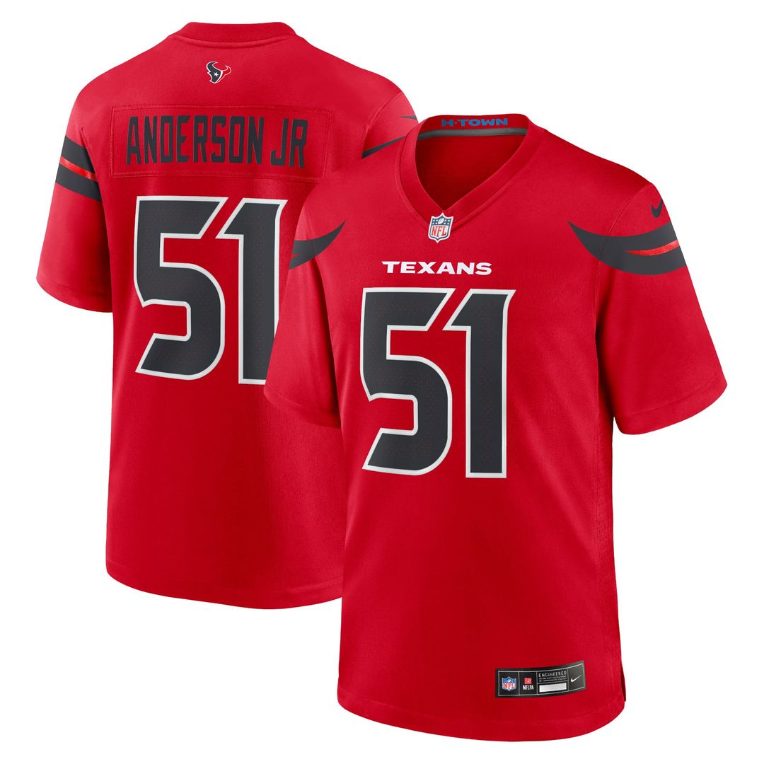 Houston Texans Will Anderson Jr. Nike Navy Alternate Game Jersey