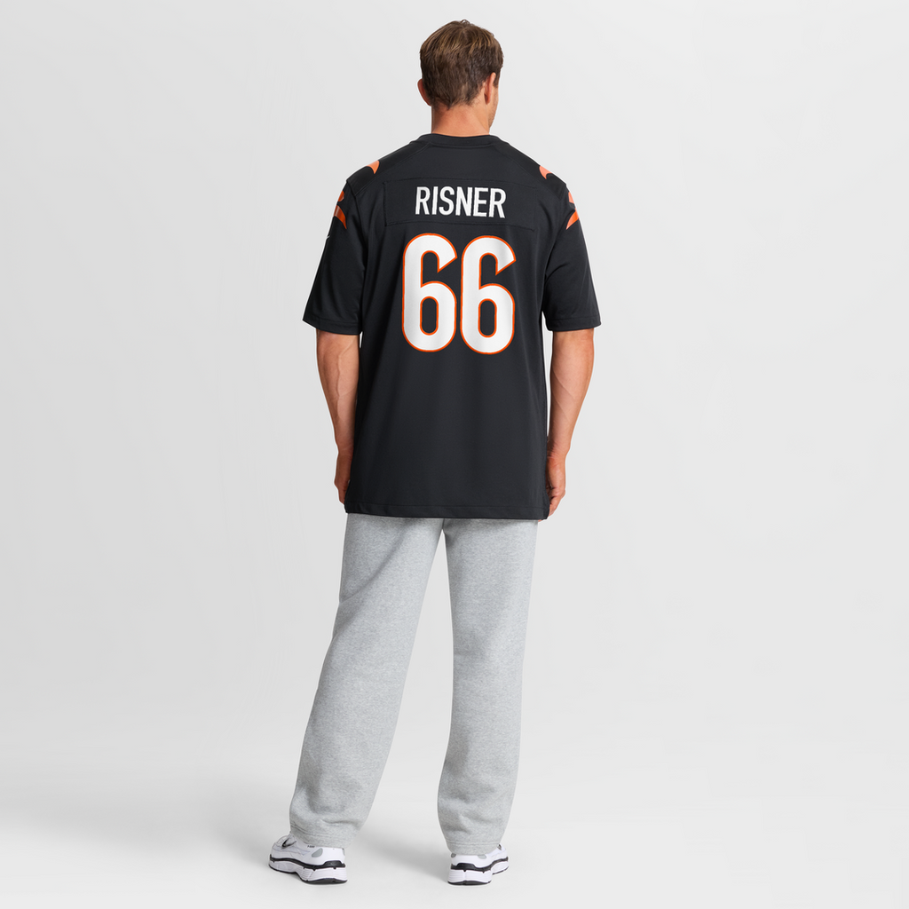 Cincinnati Bengals Dalton Risner Nike Black Team Game Jersey
