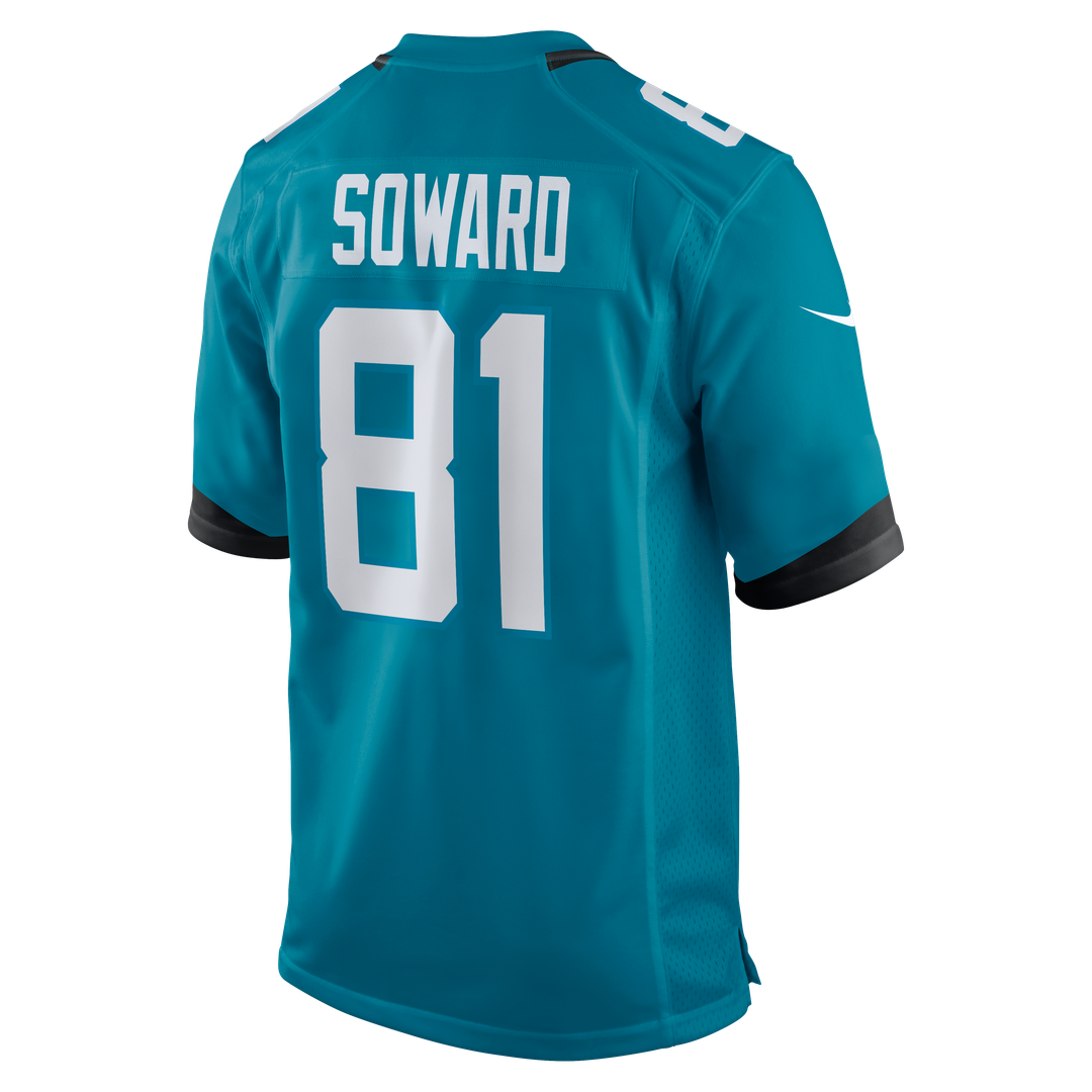 Jacksonville Jaguars R. Jay Soward Nike Teal Retired Player Team Game Jersey