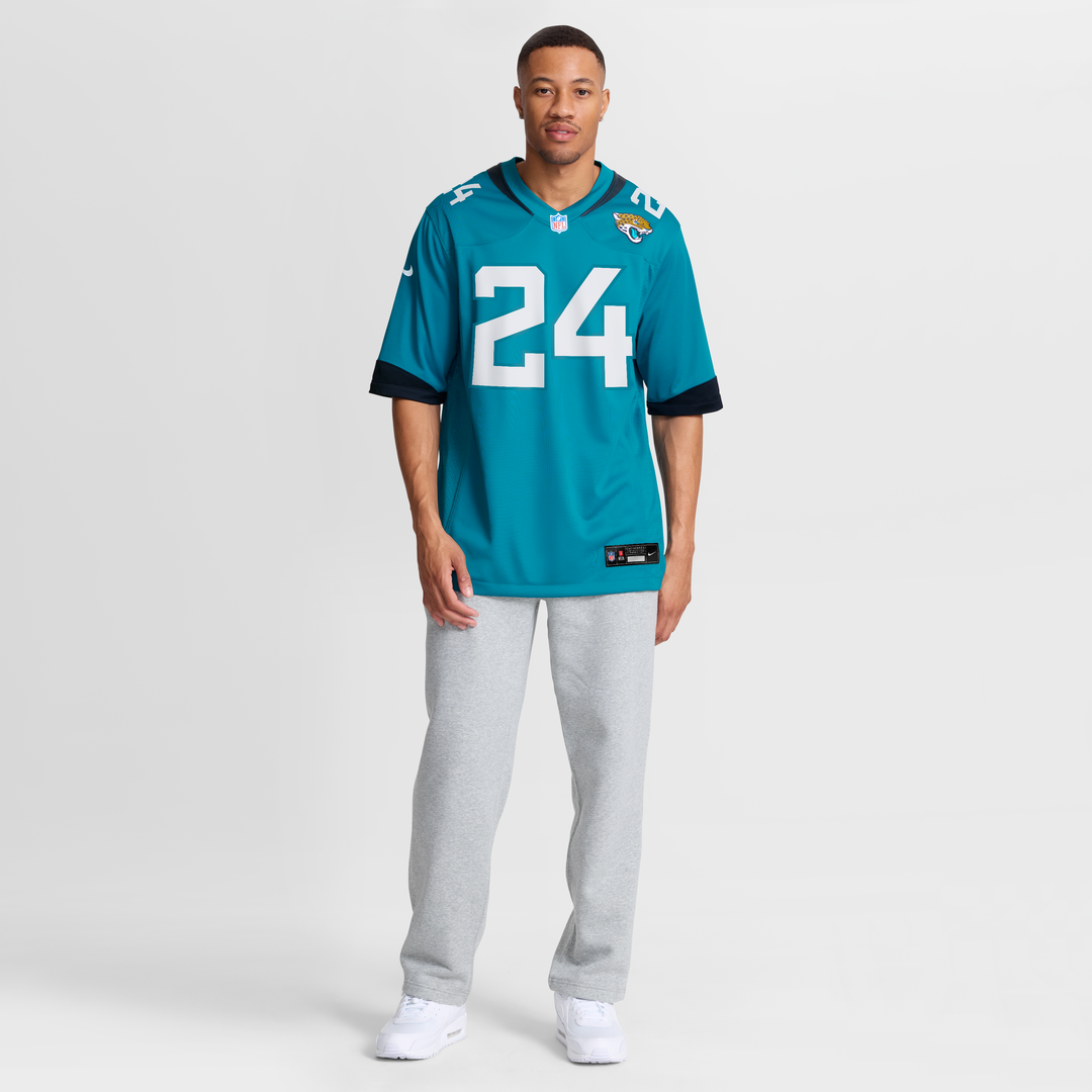 Jacksonville Jaguars Chris Rodriguez Jr. Nike Teal Team Game Jersey