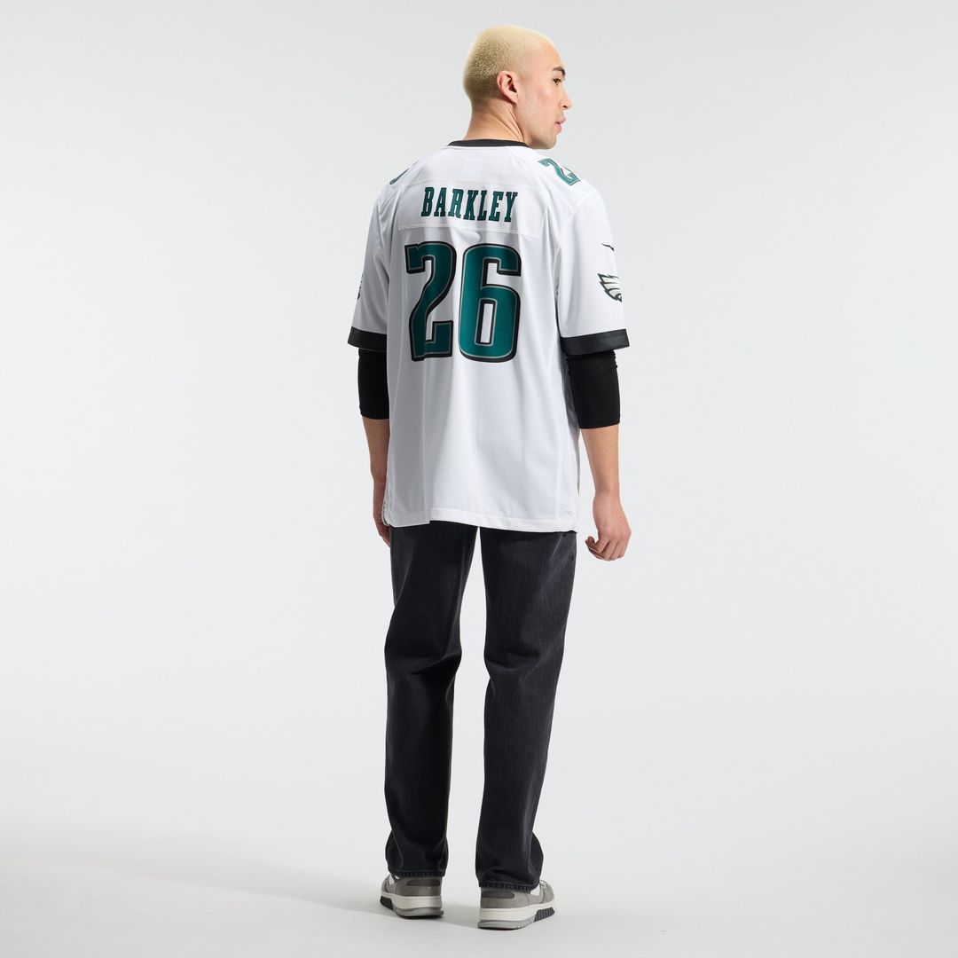 Philadelphia Eagles Saquon Barkley Nike Black Alternate Game Jersey