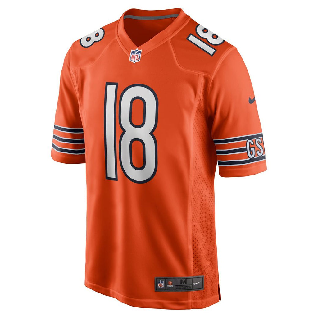 Chicago Bears Caleb Williams Nike Orange Alternate Player Game Jersey